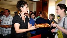 En la imagen, la presentaci�n de la empanada de Catabois, a finales de julio.