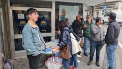 El s�bado tambi�n se recogieron firmas en Malpica