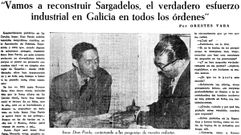 Un detalle de la entrevista que le hizo Orestes Vara a Díaz Pardo en agosto del 64