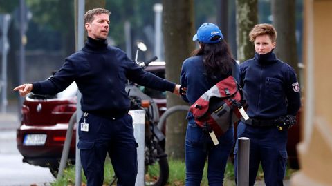 Evacuaci�n masiva en Fr�ncfort