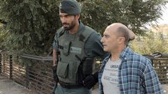 Rub�n Cortada y Pepe Viyuela, durante el rodaje.