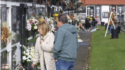 Todos los Santos en el cementerio de Catabois, Ferrol