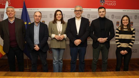 Presentaci�n del�XXXVI Congreso Internacional de Geriatr�a y Gerontolog�a, que se celebrar� en Lugo en el mes de mayo.