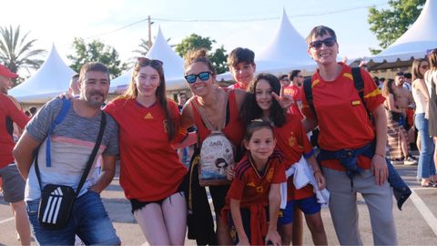 La final de la Eurocopa entre Espa�a e Inglaterra en Gij�n