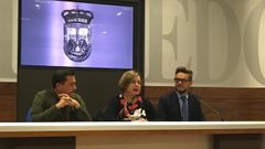 Fernando Villacampa, Ana Taboada y Javier Calzadilla