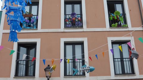 Decoraci�n en el barrio de Cimadevilla