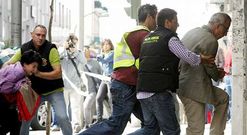 Rosario Porto y Alfonso Basterra, conducidos a un registro d�as despu�s de la muerte de Asunta. 