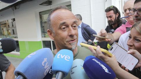 Francesco Arcuri, el lunes en Granada