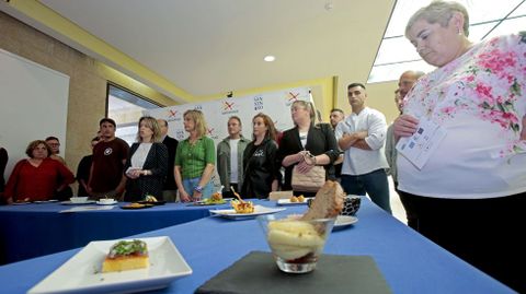 Presentacin de Degustatapas Sanxenxo, en la sala Nauta