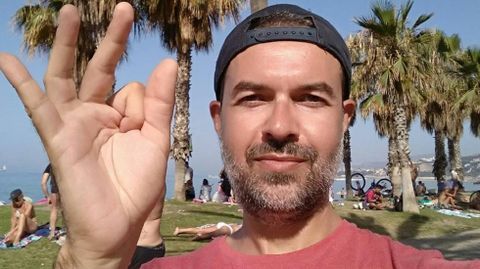 Alberto Su�rez ir� andando desde M�laga a Cand�s
