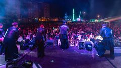 El Kalidas Fest de Caldas, que se desarroll� en A Tafona, se hizo coincidir este a�o con los d�as grandes de la Semana Santa