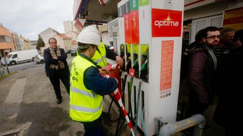 Precinto de la gasolinera de Santa Cruz 