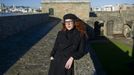 Bibiana Candia, en el castillo de San Antn, de A Corua. 