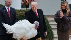 Trump indulta al pavo Gobble antes de Accin de Gracias