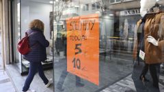 El comercio compostelana intenta paliar la sangr�a en las ventas con rebajas y ofertas muy agresivas