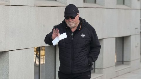 El comisario jubilado Jos� Manuel Villarejo, a su llegada este martes a la Audiencia Nacional en Madrid.