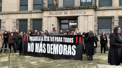Protesta de los abogados de Ourense