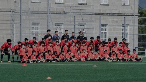 Campus de F�tbol Bosco - Atl�tico de Madrid.La actividad formativa empez� en las instalaciones de Salesianos Ourense