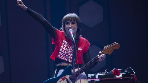 Zahara en el concierto que dio en Santiago en el 2022