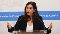 La alcaldesa de A Coru�a, In�s Rey, en una imagen de archivo