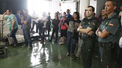 Tensi�n en la lonja de Baiona
