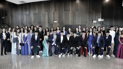 Posando antes de entrar al Auditorio de Ourense.