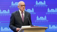 El ministro de Comunicaci�n de Venezuela, Jorge Rodr�guez