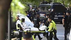 Desahucio de Maricarmen, que tuvo lugar esta semana en Madrid.