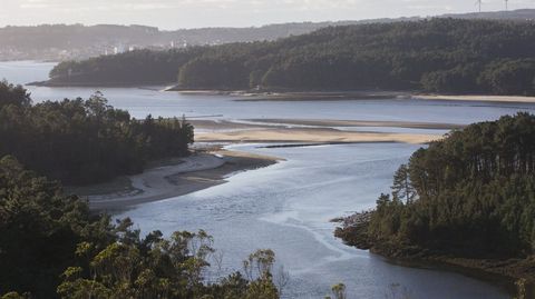 Vista de O Ariño, en Camariñas 