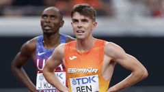 Adri�n Ben, tras una prueba internacional