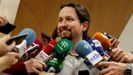 Pablo Iglesias admite los malos resultados en Catalu�a y carga contra el PSOE
