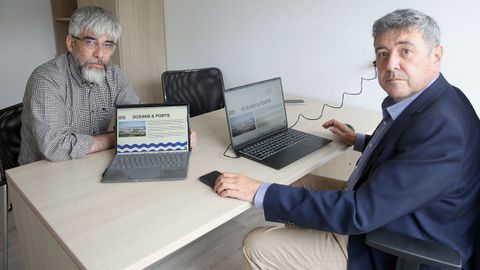 Anxo Vidal y Luis López, de la empresa Moirai