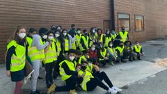 Alumnos del Leiras Pulpeiro de Lugo visitaron Maderas Besteiro