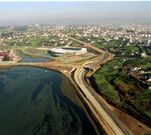 Imagen de obras del Acceso Norte en A Malata.