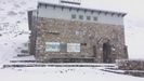 La nieve cae en el entorno del refugio del Urriellu en Picos de Europa.La nieve cae en el entorno del refugio del Urriellu en Picos de Europa