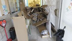Obras en el colegio Almirante Juan de L�ngara