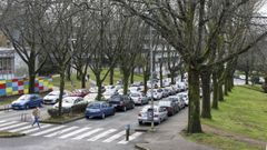 Una vista del campus sur de la Universidade de Santiago