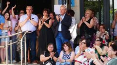 Un momento del acto de clausura celebrado en el centro c�vico del paseo del Malec�n