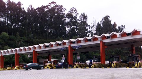 Peaje de la AP-9 en Vilaboa, en una imagen de archivo