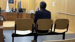 El acusado, durante la vista de conformidad celebrada en Ourense