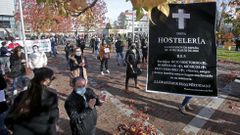 Los hosteleros protestan ante�la Xunta