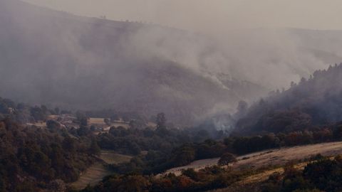 Incendio de Maceda en Ourense