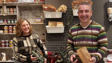 Arancha y Alberto,  propietarios de La Alhacena del Campoamor