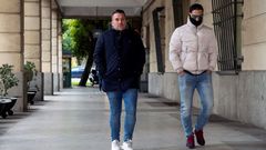 Los miembros de La Manada siguen desde Sevilla por videoconferencia la vista de Navarra