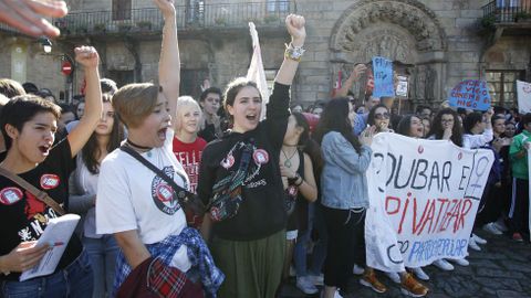 Manifestaci�n en Santiago