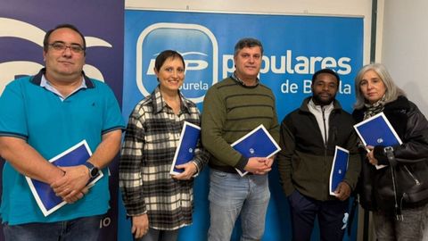 Concejales del PP de Burela