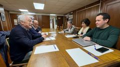 La reuni�n de los representantes de Costas con el Concello de Pontevedra se celebr� este mi�rcoles en la sede provincial del organismo estatal