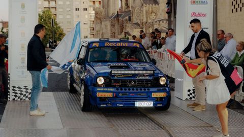 Las mejores imgenes del Rali Comarca do Carballio.La ceremonia de salida y el tramo espectculo abrieron la carrera carballiesa