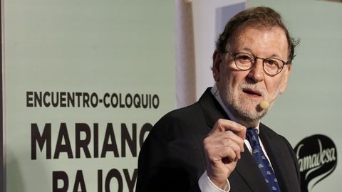 El expresidente del Gobierno Mariano Rajoy presenta su nuevo libro 'El arte de gobernar', en una charla organizada por Diario SUR en Mlaga.