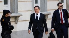 lvaro Garca Ortiz llegando al Supremo